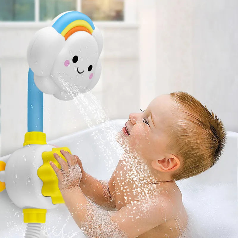 QWZ bebé mono de dibujos animados clásico ducha baño juguete Animal rociador baño natación ducha juguetes educativos para regalo de chico