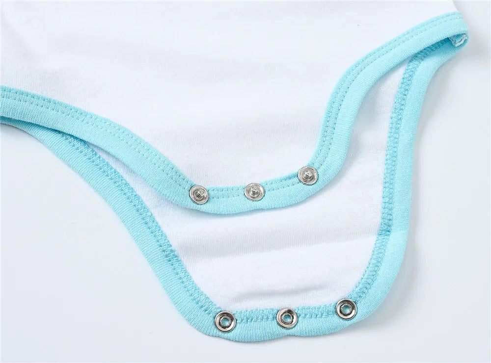 Kavkas 3 6 unids/lote Body para bebé, ropa de algodón de manga corta para recién nacido, monos con estampado de dibujos animados para niño pequeño de verano