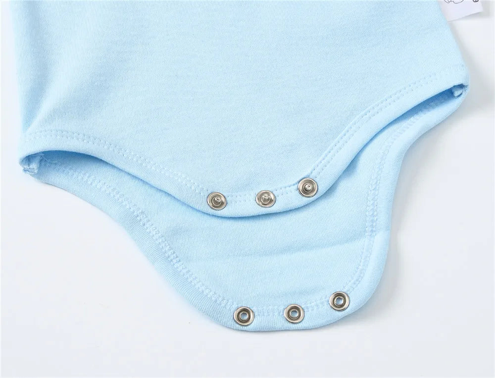 Kavkas 3 6 unids/lote Body para bebé, ropa de algodón de manga corta para recién nacido, monos con estampado de dibujos animados para niño pequeño de verano