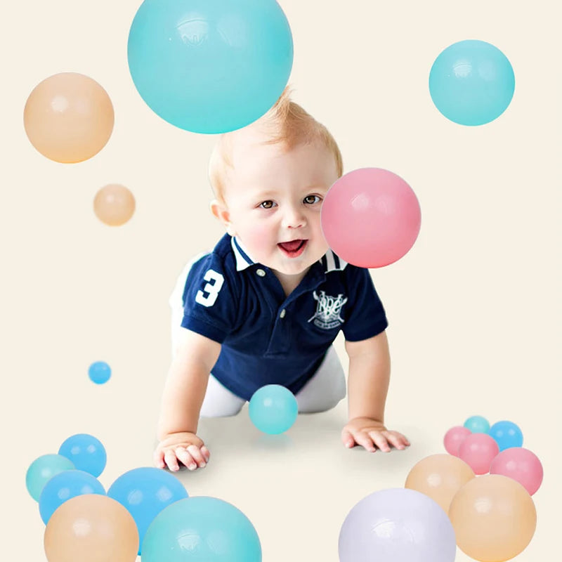 20 unids/lote de bolas de PE seguras de 5,5 cm para piscina seca, juguetes ecológicos para bebés, parque infantil, tienda, juguetes para niños, bolas suaves de océano