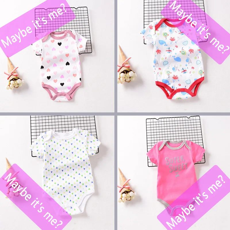 Body de bebé de 1-2 piezas para recién nacidos, pelele de verano para bebé, ropa para niña/niño de 0 a 12M, ropa para recién nacido, ropa infantil suave y ajustada para bebé