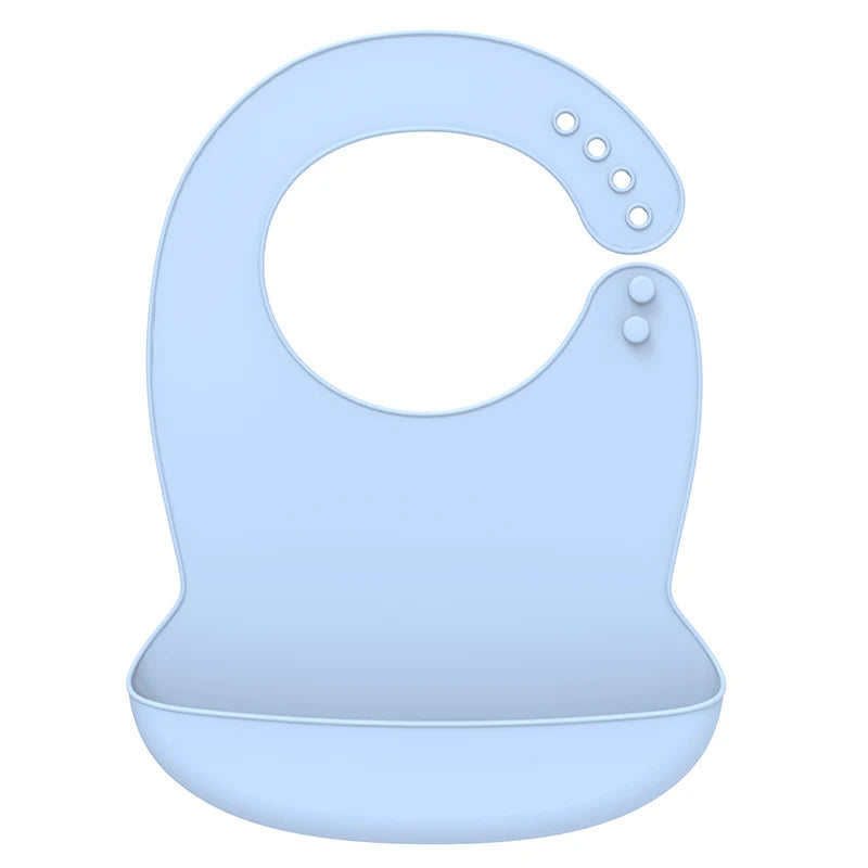 Babero de silicona para bebé, Baberos impermeables con goteo de Saliva y plátano, delantales comestibles suaves para alimentación de recién nacido, bufanda ajustable para eructar para bebé