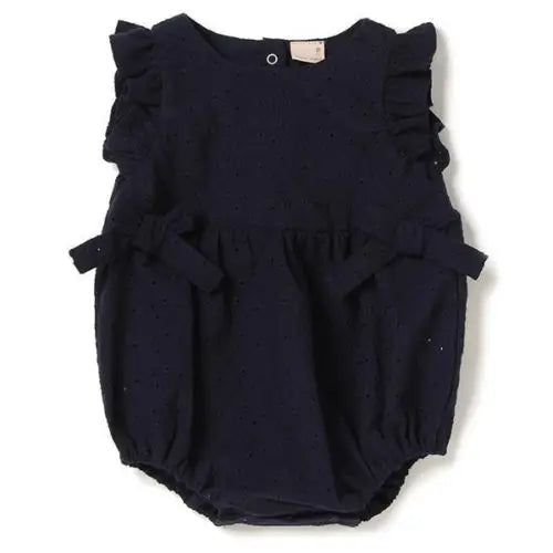 Top para recién nacidos, bebés y niñas, mono calado de una pieza, mono sin mangas de verano de 0 a 24M