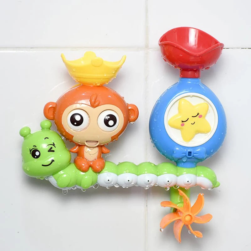 QWZ bebé mono de dibujos animados clásico ducha baño juguete Animal rociador baño natación ducha juguetes educativos para regalo de chico