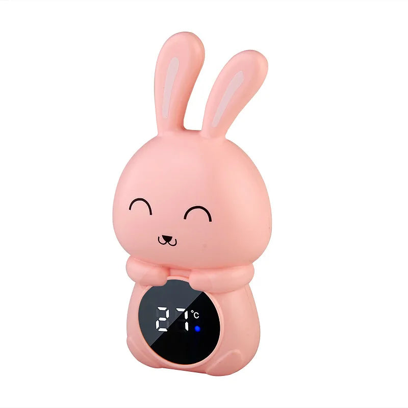 Medidor de temperatura de baño para bebé, medidor de temperatura de baño Digital flotante para agua, pantalla LED, probador de temperatura, dibujos animados de seguridad
