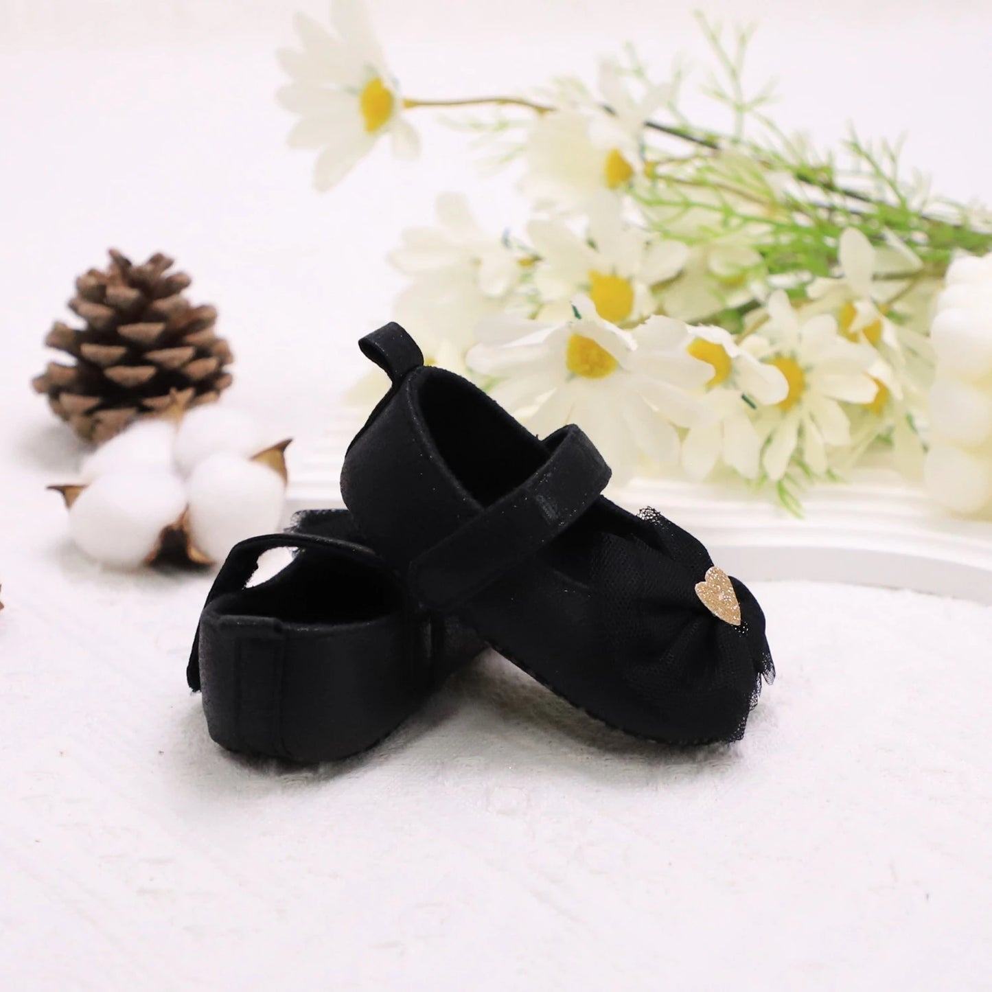 Zapatos de paso para bebé, primer par de zapatos para niños pequeños, zapatos de bebé, zapatos de moda antideslizantes transpirables para niñas, estilo de encaje de princesa