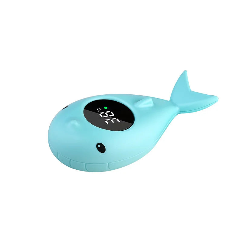 Medidor de temperatura de baño para bebé, medidor de temperatura de baño Digital flotante para agua, pantalla LED, probador de temperatura, dibujos animados de seguridad