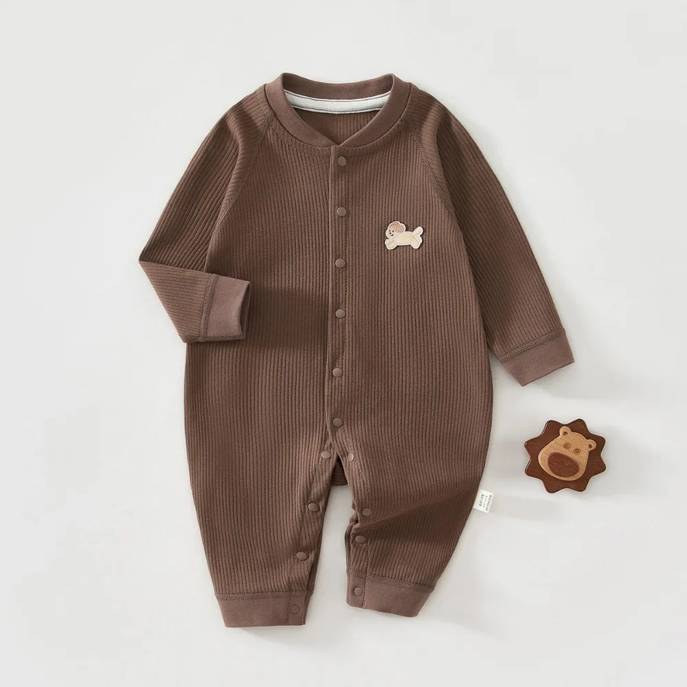 AYNIGIELL Mono para bebé, ropa de dormir de primavera y otoño, ropa de algodón puro para recién nacidos de 0 a 18 meses, mono para niños y niñas