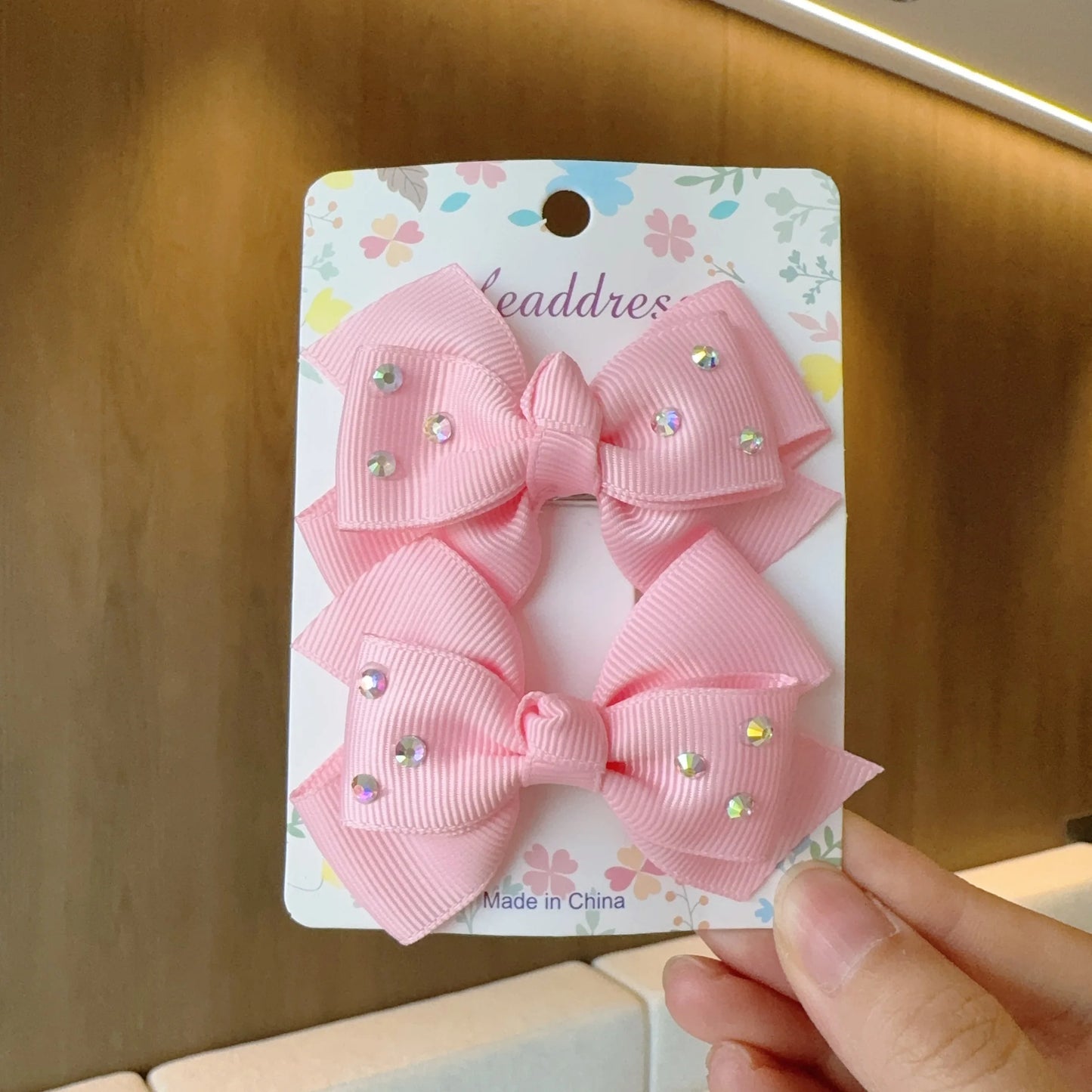 2 uds. De lazos para el pelo lisos para bebé, pinzas para el pelo, horquilla con lazo para niña, pasadores con lazo, accesorios para el cabello para niños