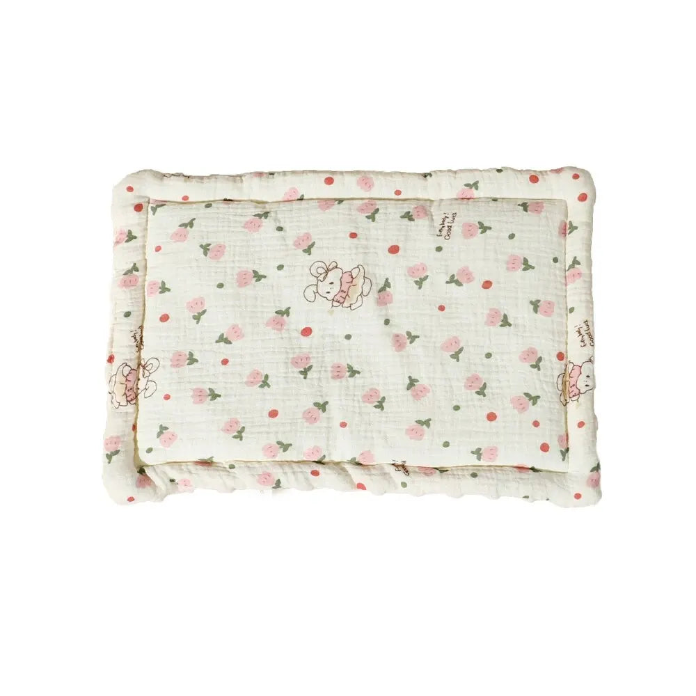 Almohadillas para recién nacido, almohada Universal de algodón transpirable, absorción del sudor, 0 a 6 meses