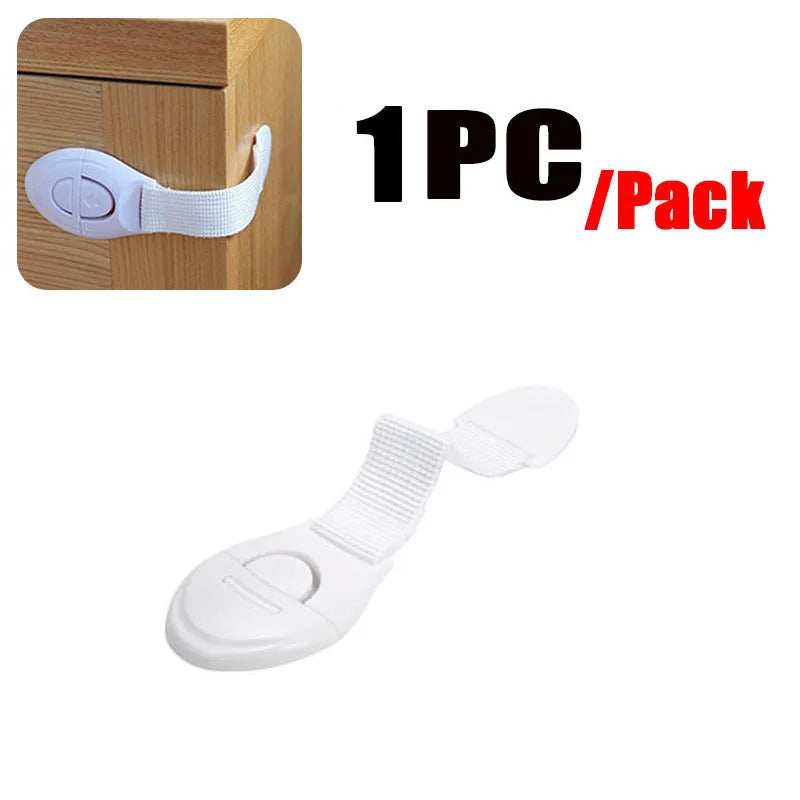 10 Uds. Cerradura de seguridad para gabinete para niños, Protector de seguridad a prueba de bebés, cerradura para puerta de cajón, protección de plástico, cerradura de puerta de seguridad para niños