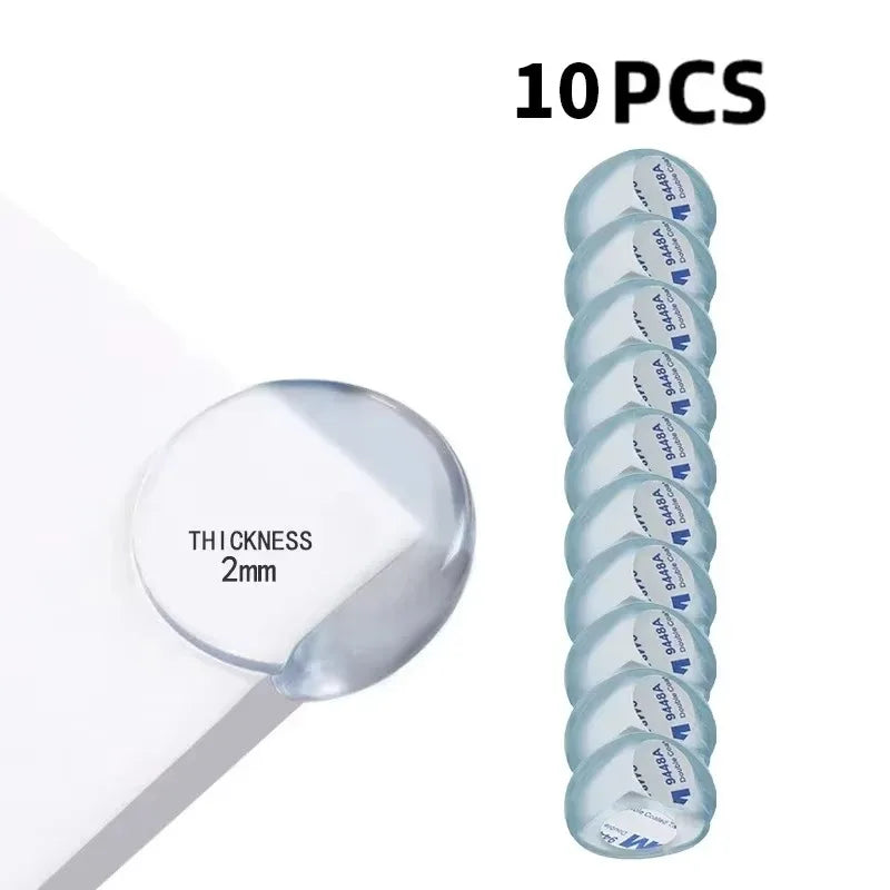 Tira de protección transparente de PVC para bebés con cinta de doble cara, protectores de esquina L para bordes de mesa de seguridad para niños, protectores de muebles