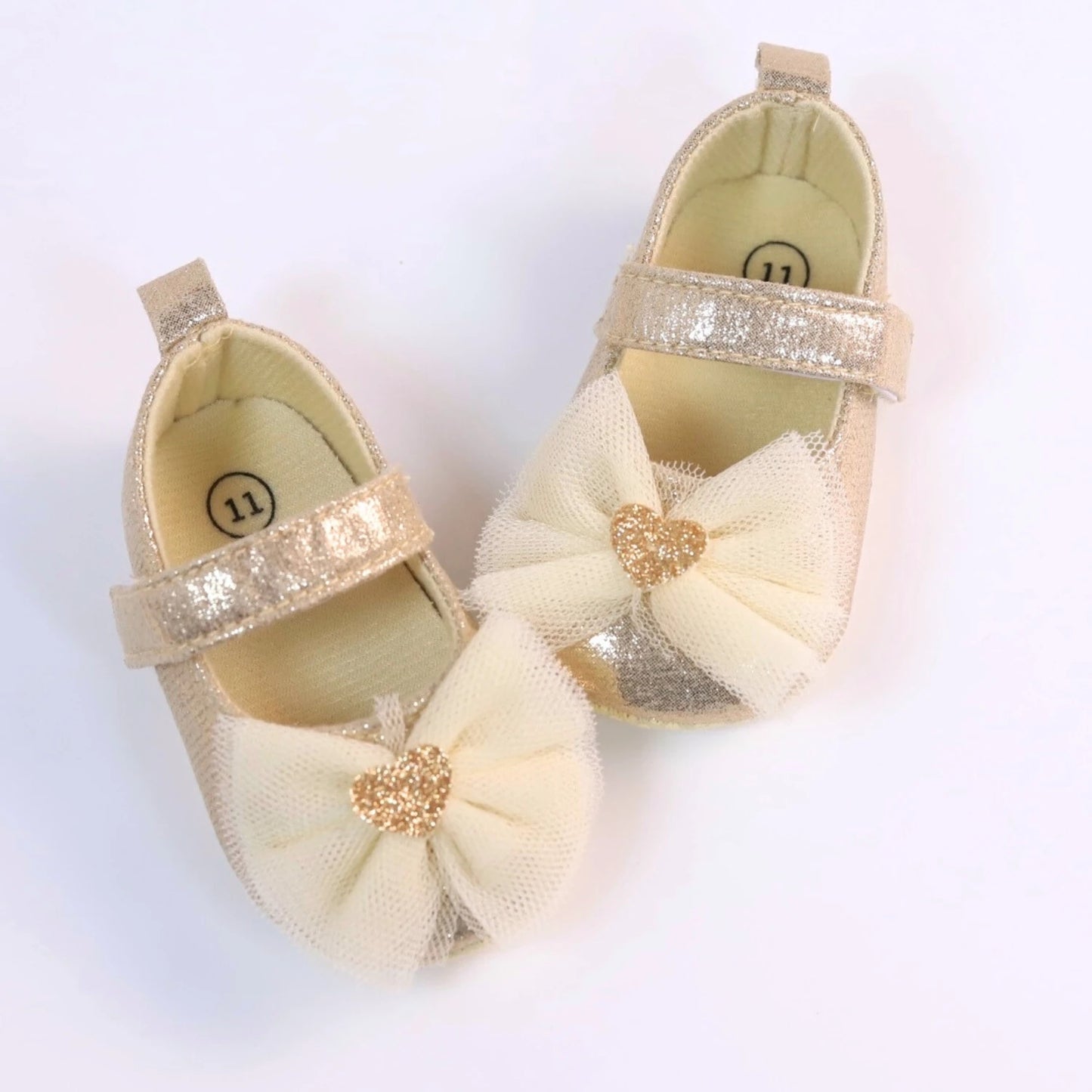 Zapatos de paso para bebé, primer par de zapatos para niños pequeños, zapatos de bebé, zapatos de moda antideslizantes transpirables para niñas, estilo de encaje de princesa