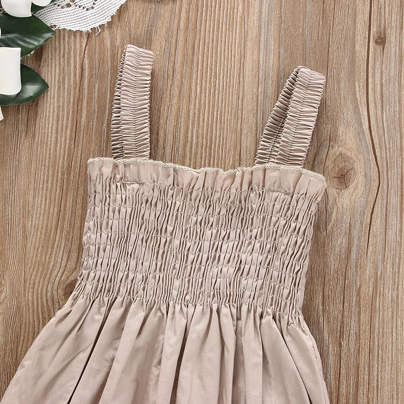 Pelele fruncido para bebé niña, ropa informal sin mangas para recién nacido con diadema, mono de verano, traje bonito para niño pequeño