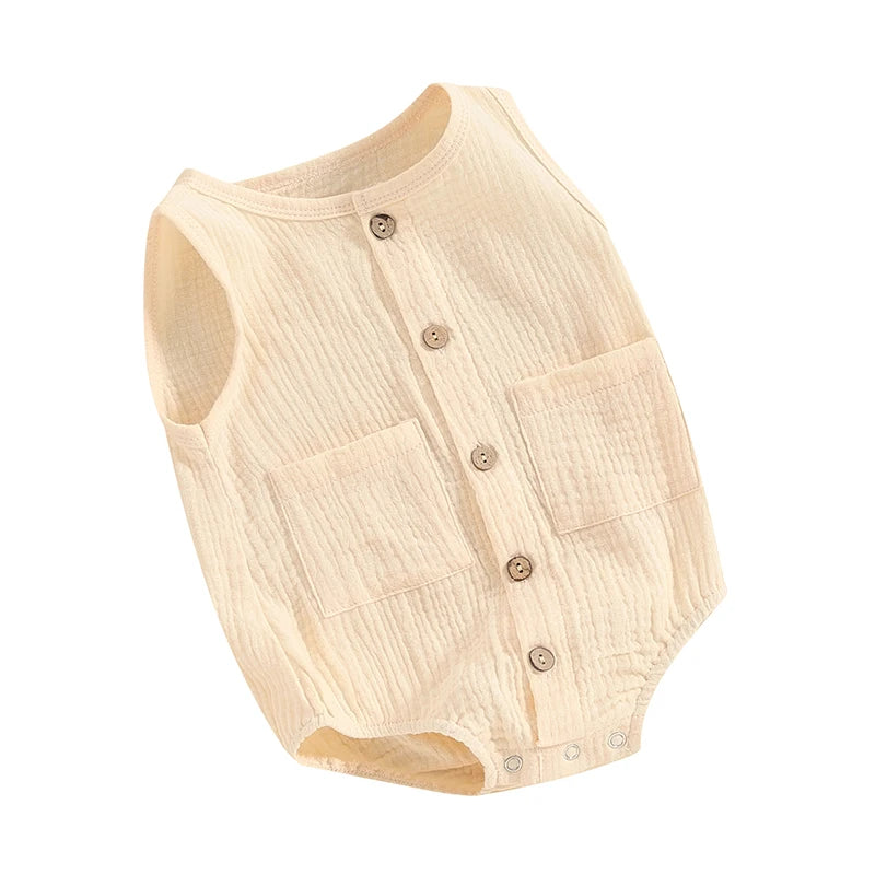Pudcoco-ropa de verano para bebé y niño, pelele acanalado de manga corta, monos sólidos, traje para niña pequeña, Mono para niña recién nacida de 0 a 18M
