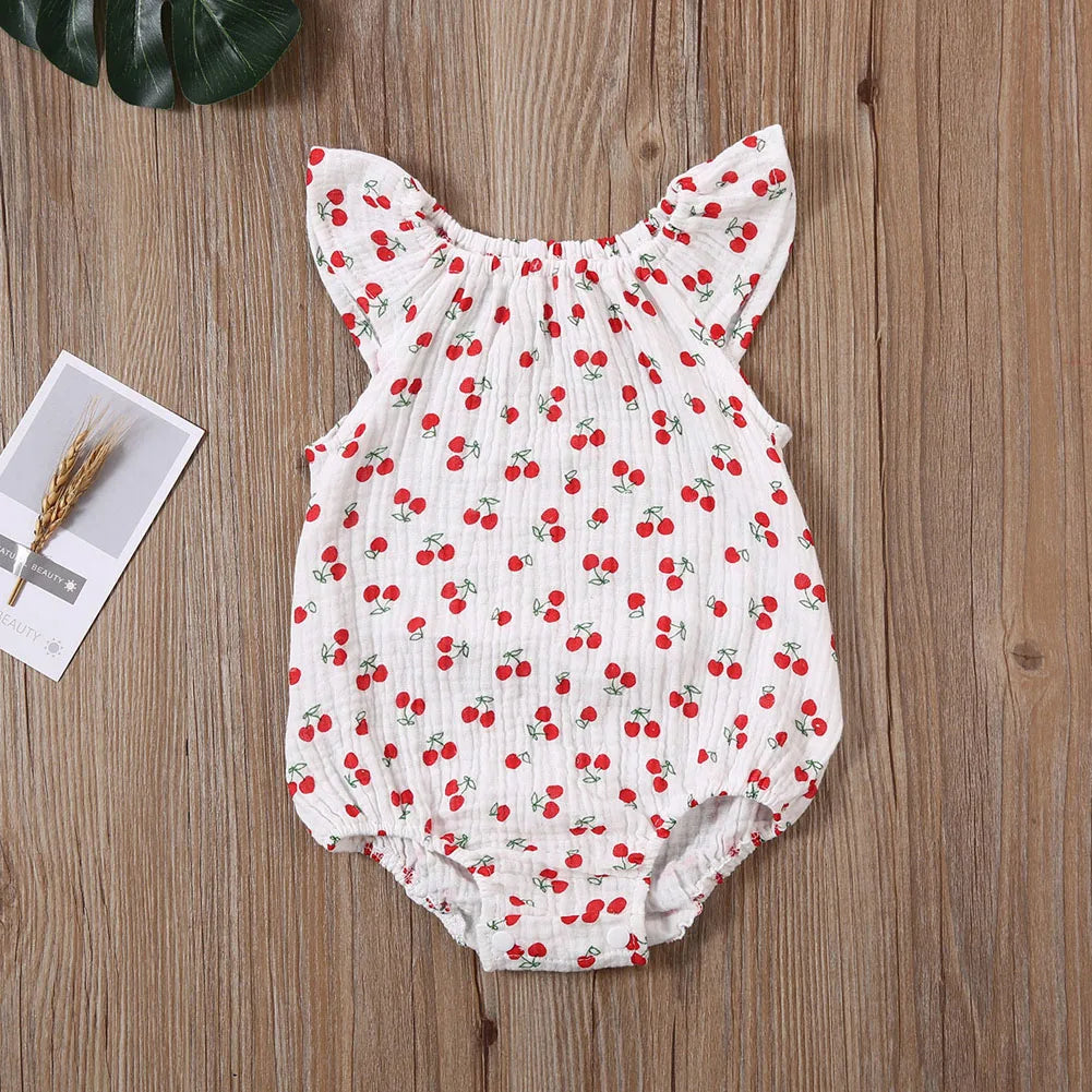Ropa de verano para bebé, pelele con estampado para recién nacido, niña y niño, monos de manga suave de lino y algodón, ropa Unisex