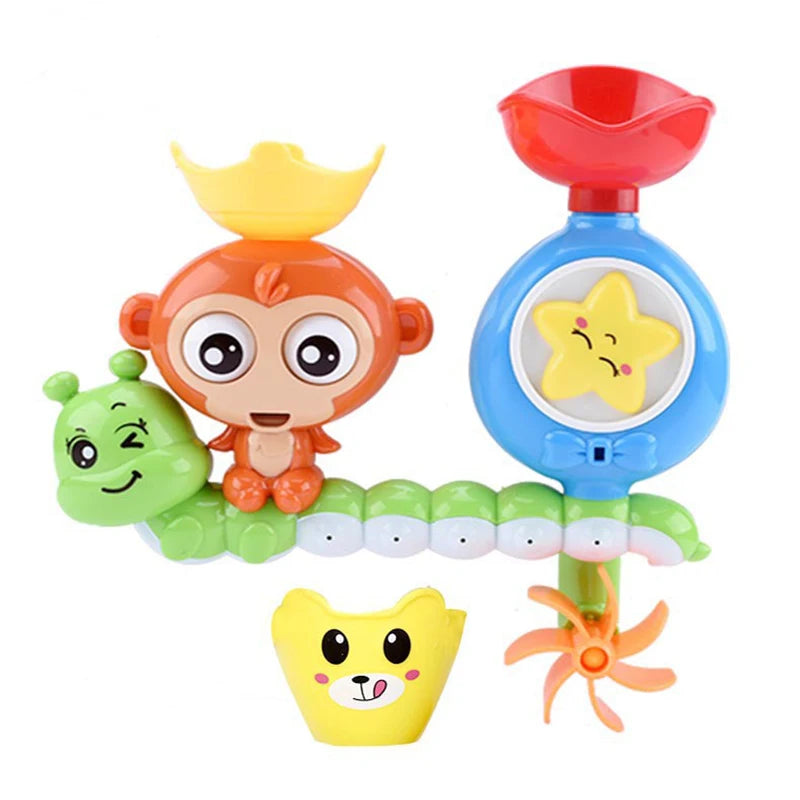 QWZ bebé mono de dibujos animados clásico ducha baño juguete Animal rociador baño natación ducha juguetes educativos para regalo de chico