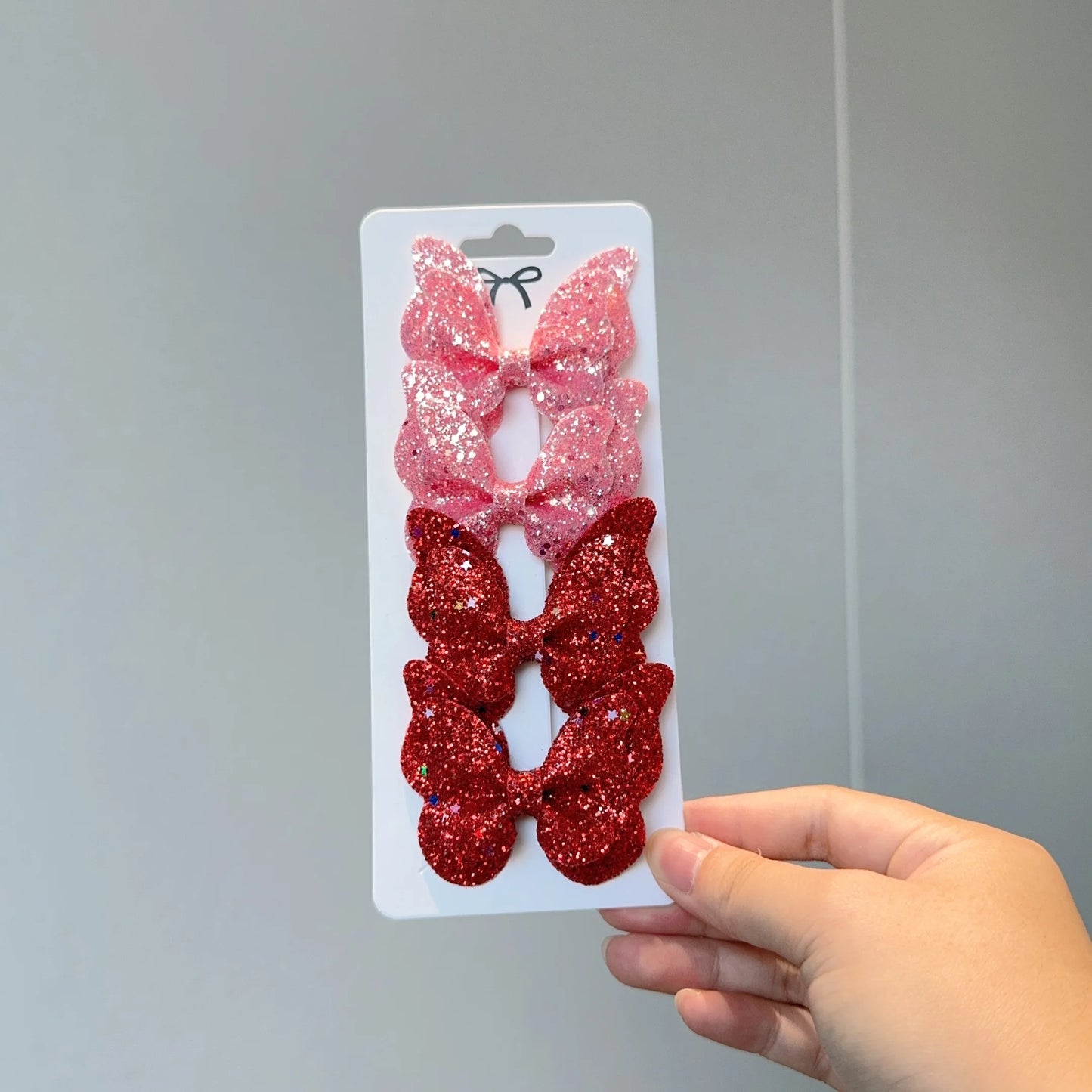 4 Uds. De lazos para el pelo de mariposa lisos y pinzas para el pelo para niñas, accesorios para el cabello de cuero para niños, horquillas, pasadores, tocados de regalo