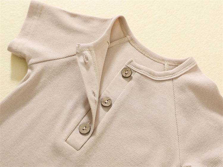 Pelele para bebé, ropa de verano, pijamas finos para bebé, mono de manga corta, ropa acanalada, trajes elásticos de punto para niña