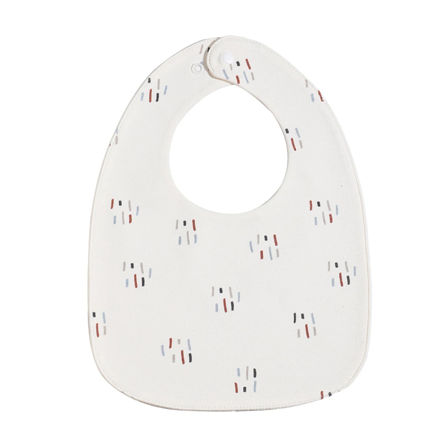 Baberos INSULAR de 3 capas para bebé, paños para eructar, Baberos de algodón suave, babero ajustable en forma de U, Baberos de alimentación para recién nacidos, bolsa de arroz para Saliva