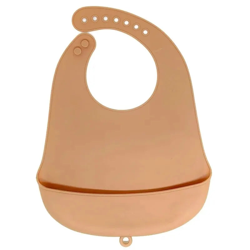 Baberos de silicona para comer para bebés, Baberos para bebés fáciles de limpiar, toalla babeante, Baberos impermeables de silicona para niños