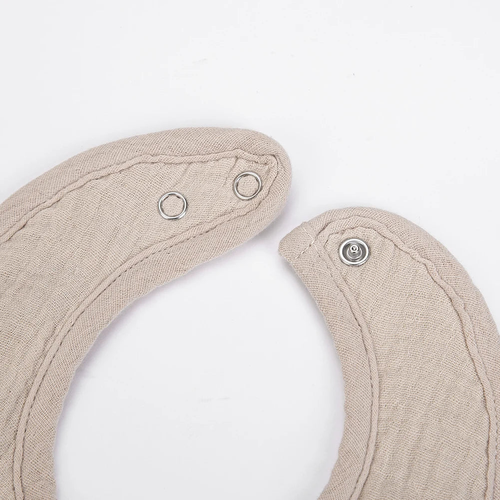 Baberos de muselina de algodón con bonito oso para bebé, toalla para Saliva, bolsillos absorbentes en U, pañuelos coreanos para niños y niñas, ropa para eructar para alimentar