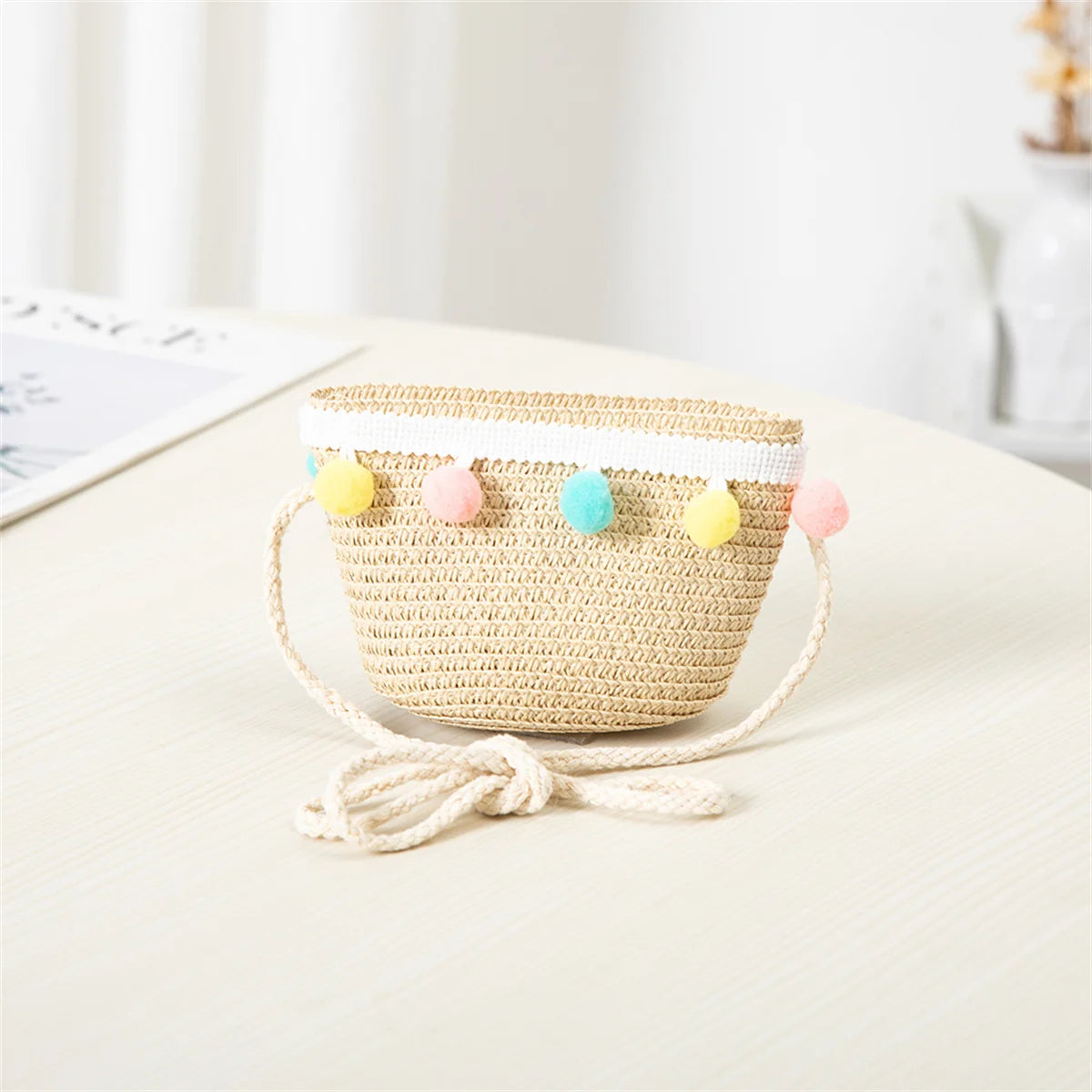Niños Niñas moda de verano niños protector solar sombrero de paja bolsa para niñas sombrero fresco niña lindo transpirable BabyAccessories