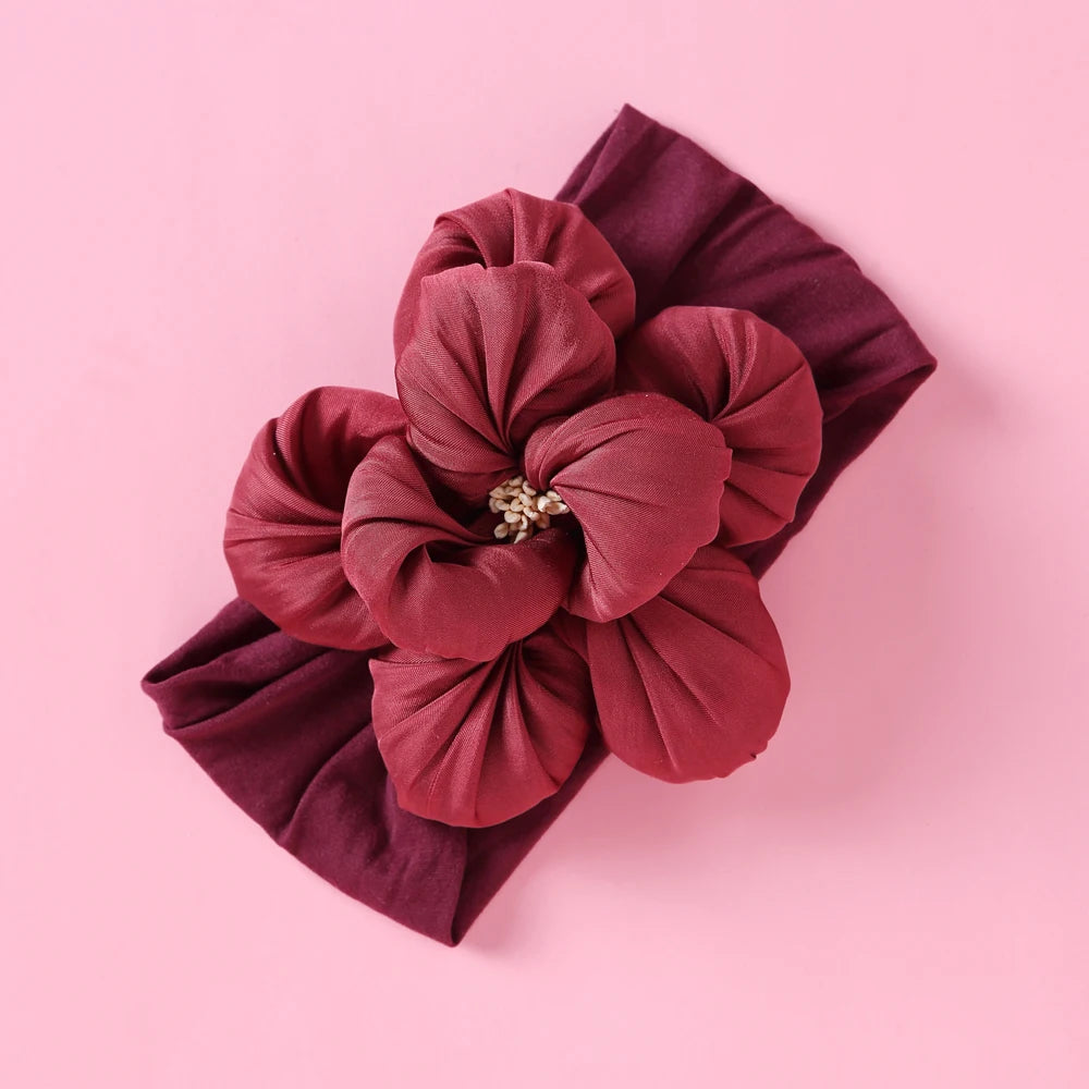 1 Uds. Diadema para recién nacidos y niños pequeños, diadema de nailon suave para niñas, accesorio para el cabello Adorable elástico para uso diario, paquete individual