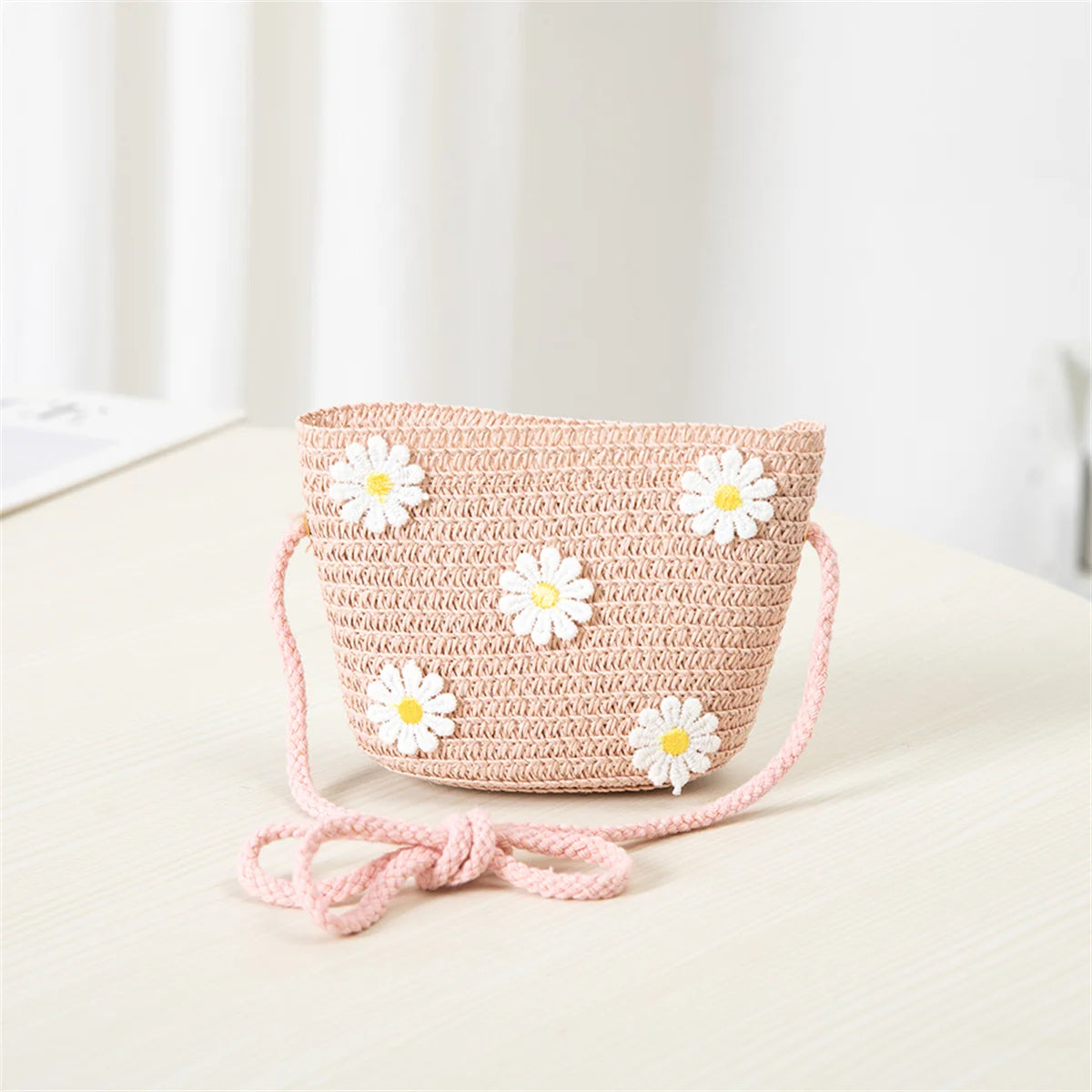 Sombrero de Sol para niños y niñas, conjunto de gorro con bolsa de paja, protección solar de viaje para bebé, sombreros de playa, sombrero de pescador para el sol, novedad de verano