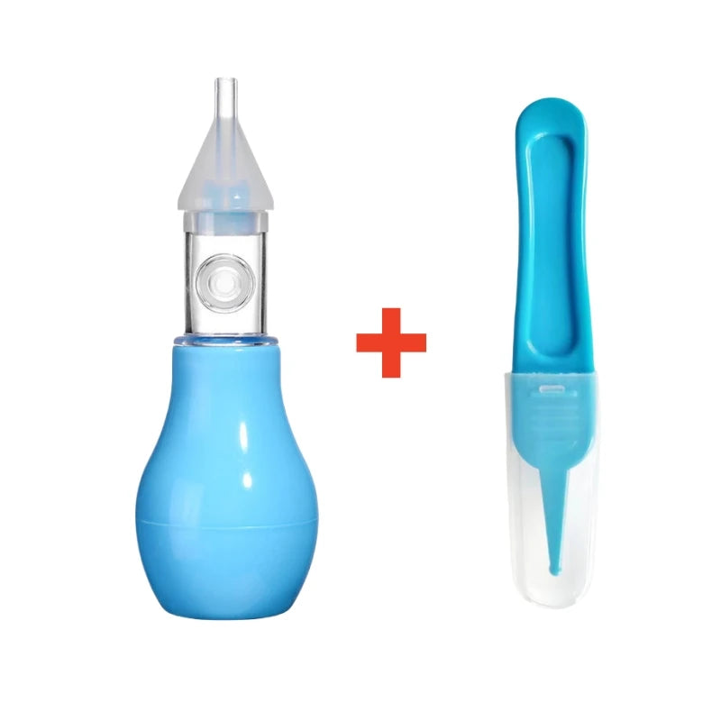 Aspirador Nasal de silicona para bebé, bomba de succión, limpiador de nariz, dispositivo de limpieza de nariz relajante, herramientas de limpieza Nasal