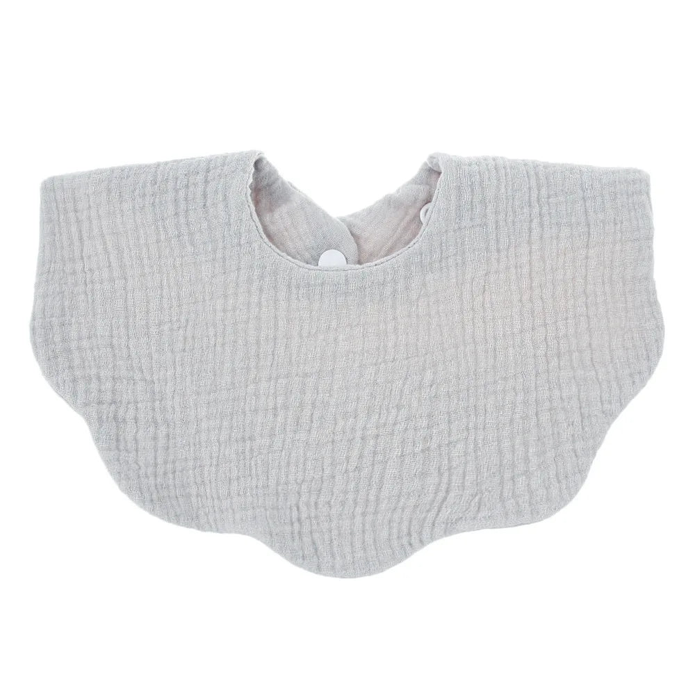 1pcs Cotton Soft Baby Bibs Solid Color Infant Bib Newborn Burp Cloths Bandana Scarf for Kids Boy Girls Feeding Saliva Towel
