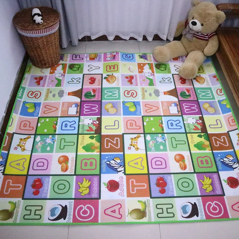 Alfombra de juego para bebés de 120x90cm, alfombra para actividades EPE, gimnasio, esteras para gatear, alfombra de juego para bebés, alfombra para niños, suelo, juguetes de espuma Eva para recién nacidos