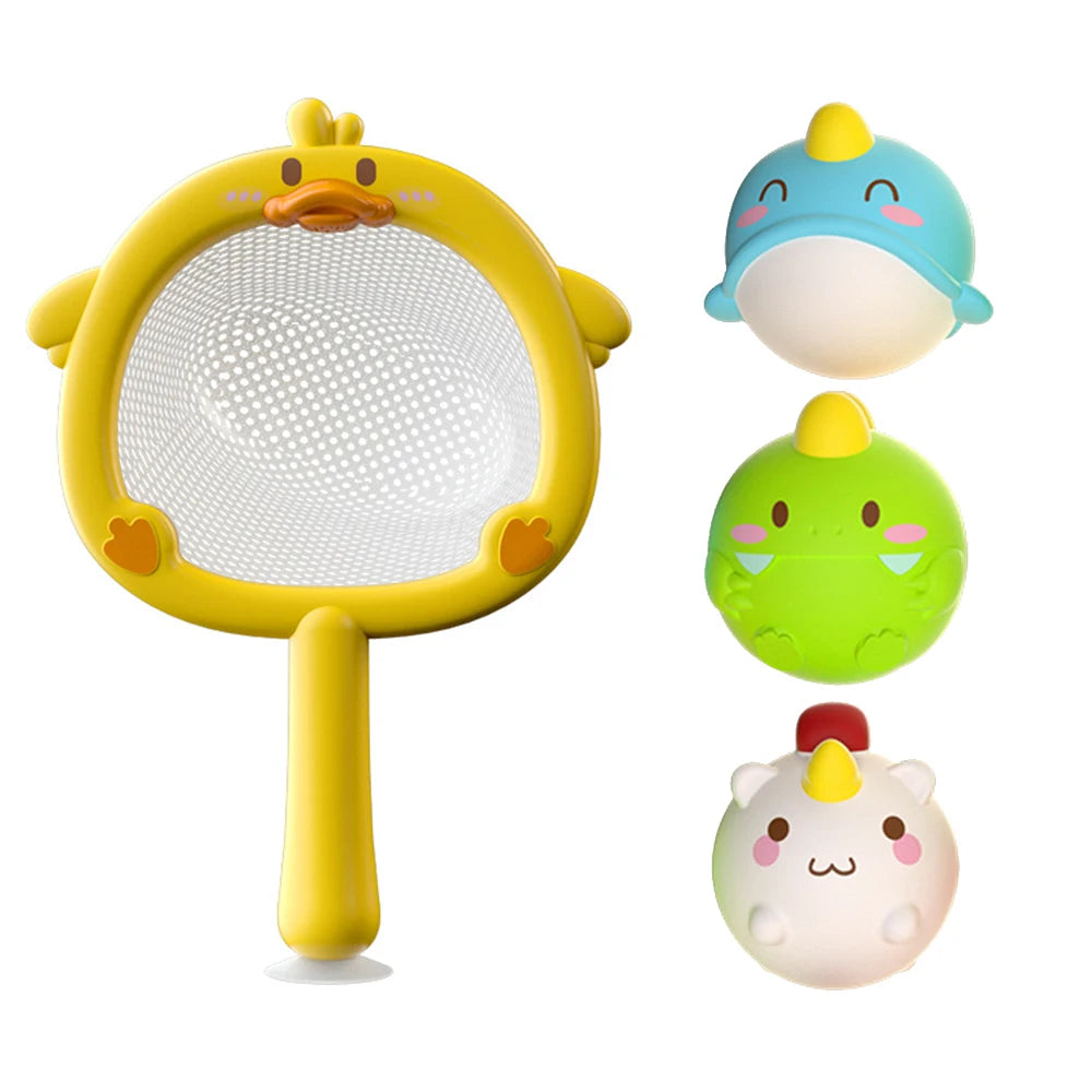Juguetes con luz LED para bebé, animales bonitos, juguete de baño, agua de natación, flotador de goma suave, pato luminoso de inducción para niños, regalos divertidos