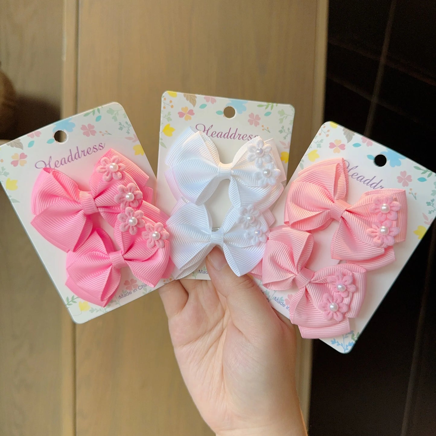 2 uds. De lazos para el pelo lisos para bebé, pinzas para el pelo, horquilla con lazo para niña, pasadores con lazo, accesorios para el cabello para niños