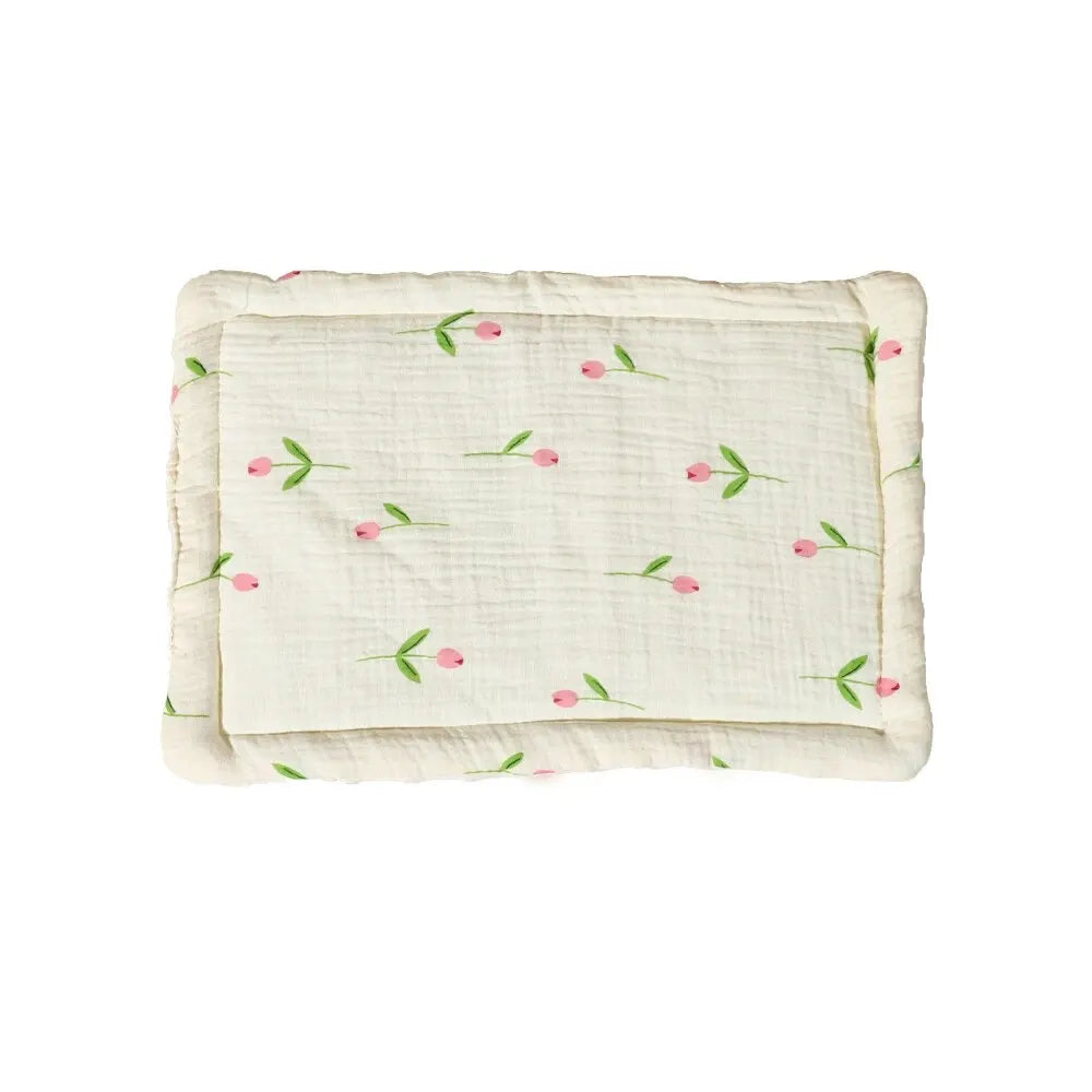 Almohadillas para recién nacido, almohada Universal de algodón transpirable, absorción del sudor, 0 a 6 meses
