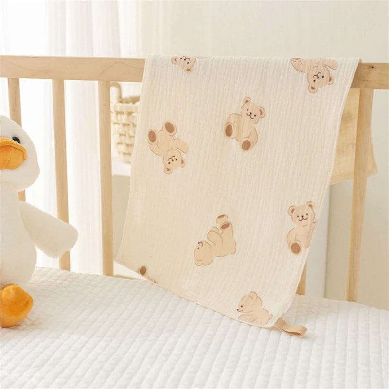 Toalla de muselina de algodón para la cara del bebé, paño largo para eructar para recién nacidos, toallas de mano para guardería, Baberos babeantes, toallita, artículos para bebé