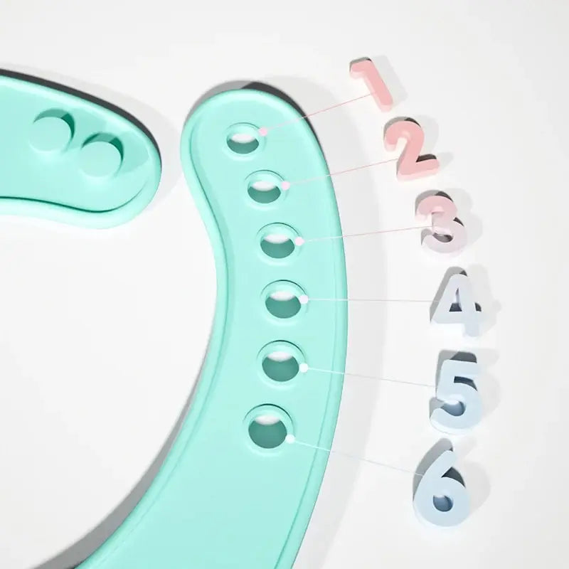 Baberos impermeables para bebé, bonito babero con estampado sólido para niños, babero de silicona suave ajustable para niña y niño, material de alimentación de bebé