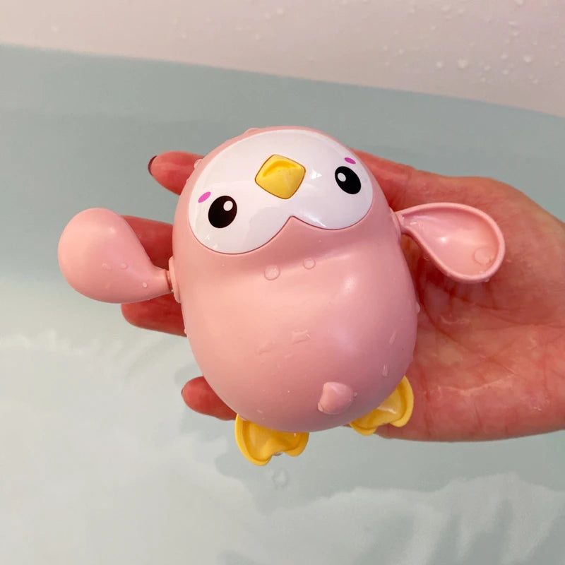 Juguete de baño para bebé, bonito pato, pingüino, huevo, rociador de agua, rociador de baño, ducha rociadora, juguetes de agua para nadar, regalo para niños