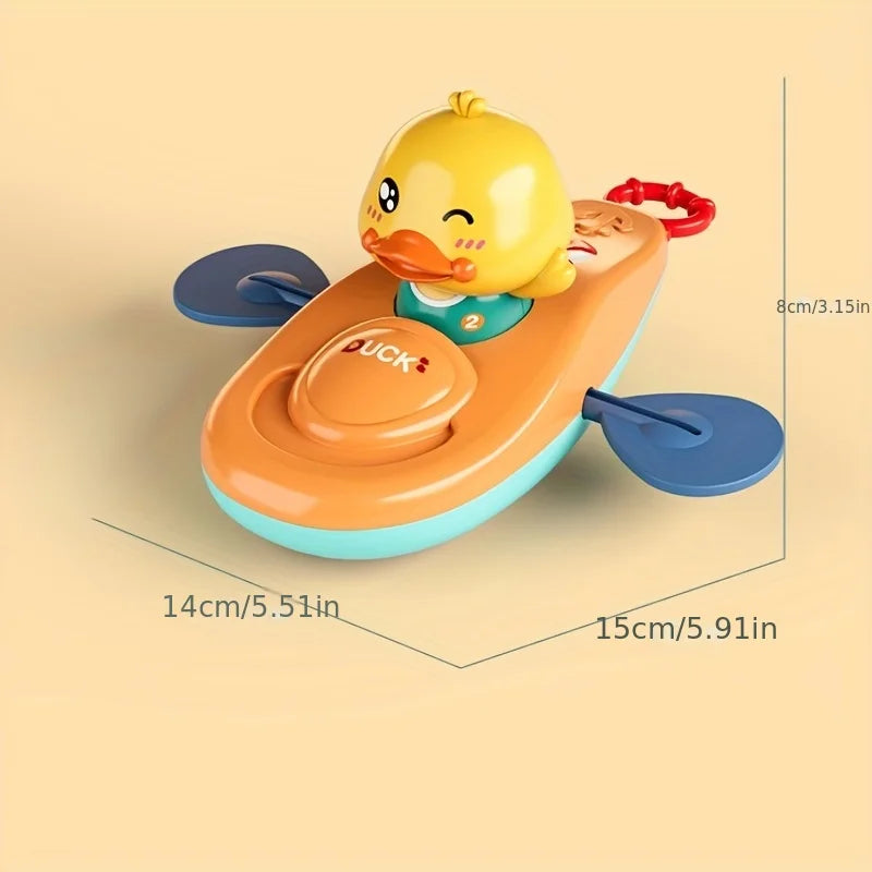 1 Pc pequeño pato amarillo Kayak juguete piscina baño juguete 1 Pc pequeño pato amarillo Kayak juguete piscina baño juguete