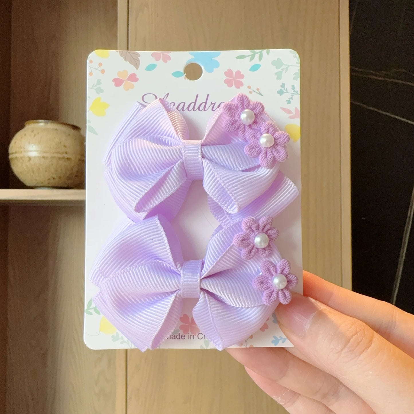 2 uds. De lazos para el pelo lisos para bebé, pinzas para el pelo, horquilla con lazo para niña, pasadores con lazo, accesorios para el cabello para niños