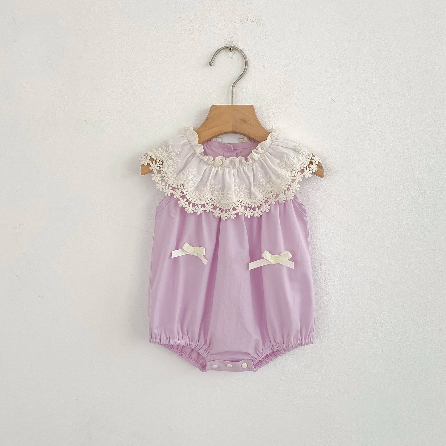 Vestido de encaje con cuello de pétalo para hermanas, peleles para bebés, ropa para niñas, vestido de princesa para fiesta con lazo, ropa dulce y bonita para niños