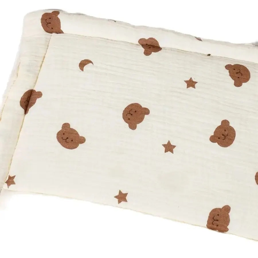 Almohadillas para recién nacido, almohada Universal de algodón transpirable, absorción del sudor, 0 a 6 meses