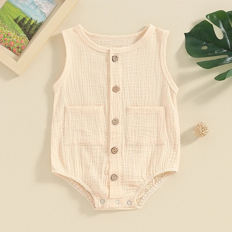 Pudcoco-ropa de verano para bebé y niño, pelele acanalado de manga corta, monos sólidos, traje para niña pequeña, Mono para niña recién nacida de 0 a 18M
