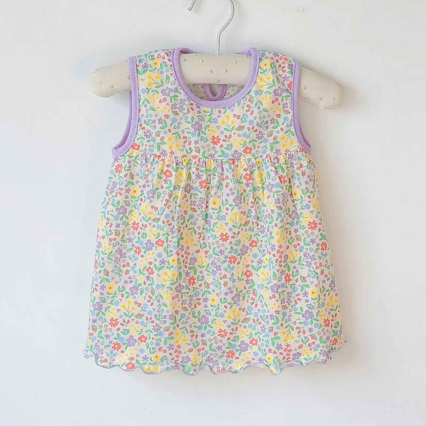 Vestido de algodón para bebé, ropa infantil de moda, estilo floral, Princesa, novedad de verano