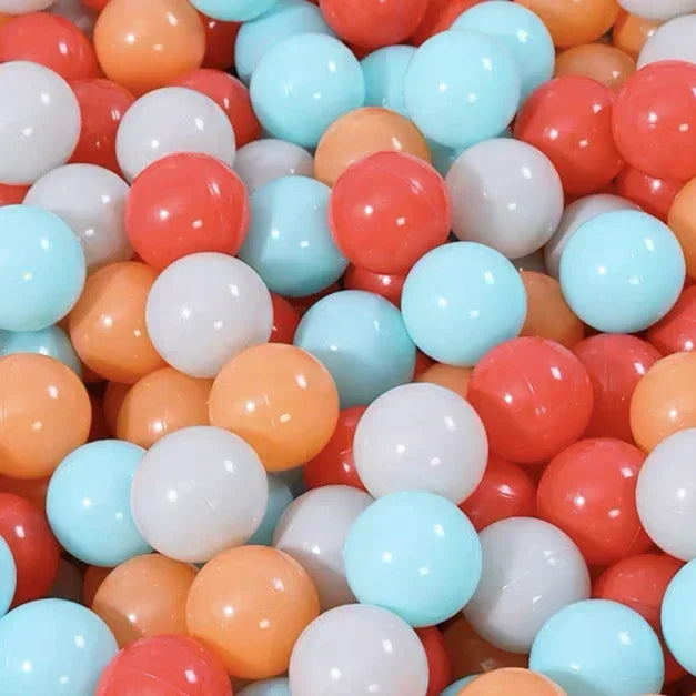 50 Uds. Bolas de plástico de colores para bebé, piscina de agua, pelota de ola oceánica, piscina para niños con aro de baloncesto, casa de juegos, tiendas de campaña al aire libre, accesorios de juguete