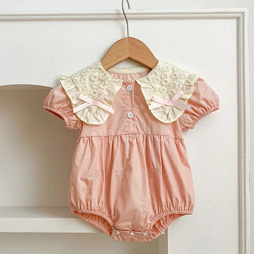 Body de verano para niña pequeña, mono sin mangas de algodón empalmado para niña recién nacida, ropa para niña de 0 a 24 meses, novedad de 2024
