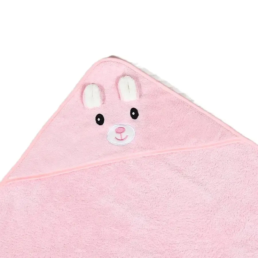 Bata de terciopelo Coral de secado rápido para niños, capa de dibujos animados, bebé Darling con capucha