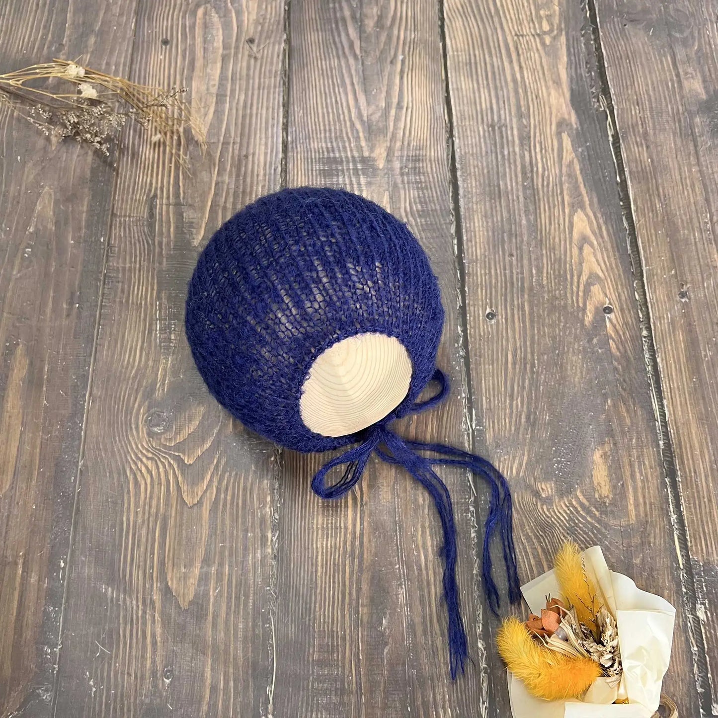 Accesorios de fotografía recién nacido elásticos Don & Judy, conjunto de envoltura con sombrero, Mohair tejido a mano suave, fondo para sesión de fotos de bebés, juegos de 2 uds.