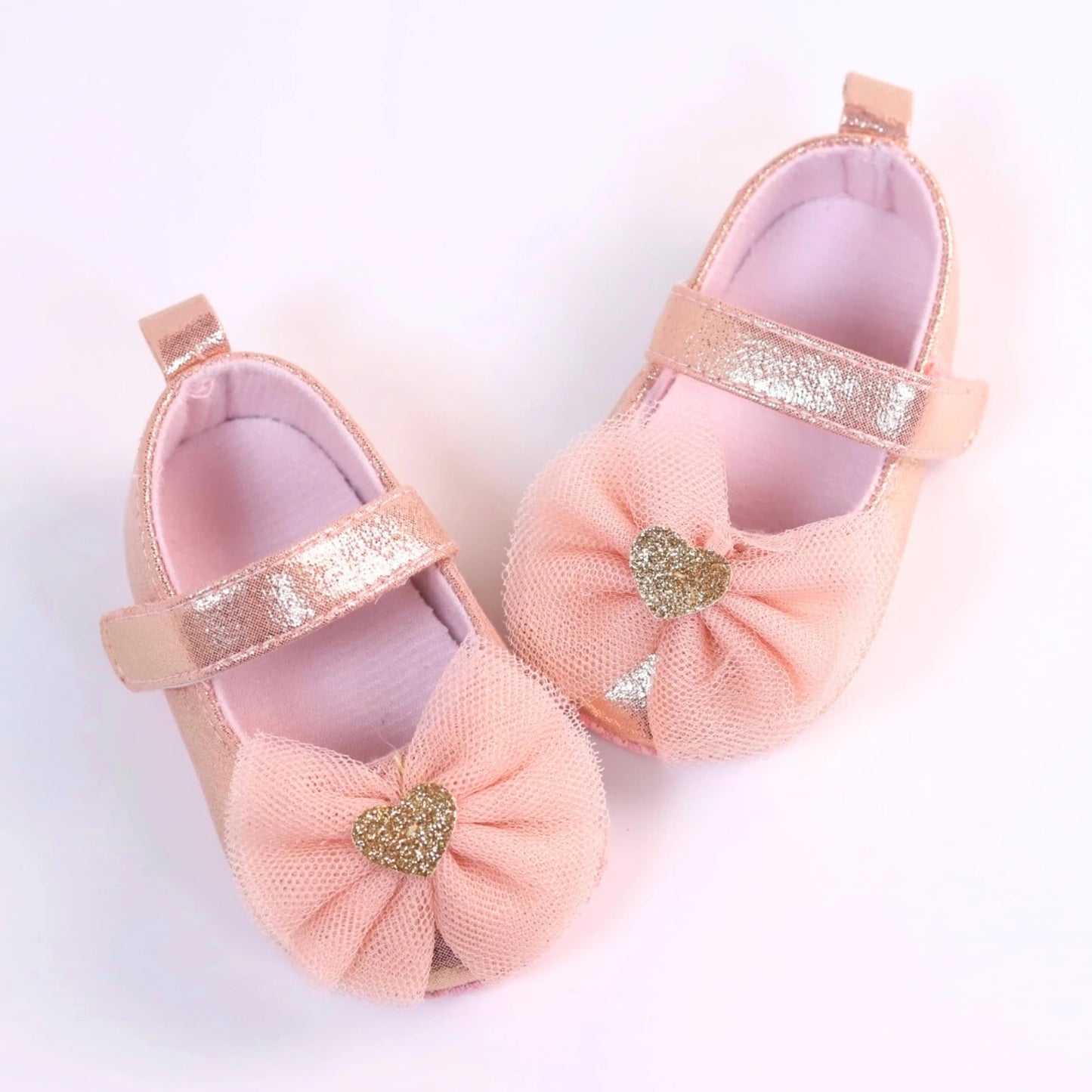 Zapatos de paso para bebé, primer par de zapatos para niños pequeños, zapatos de bebé, zapatos de moda antideslizantes transpirables para niñas, estilo de encaje de princesa