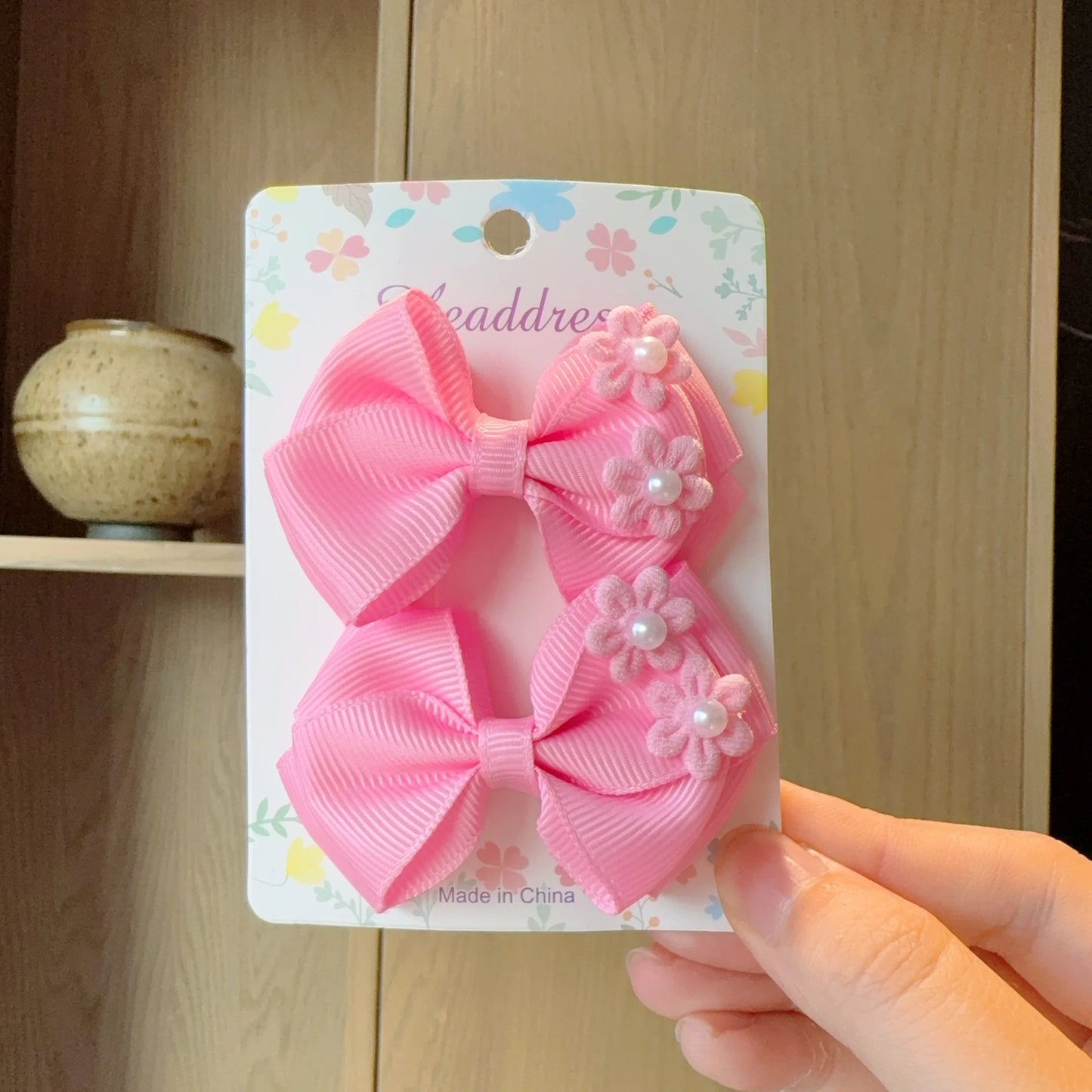 2 uds. De lazos para el pelo lisos para bebé, pinzas para el pelo, horquilla con lazo para niña, pasadores con lazo, accesorios para el cabello para niños